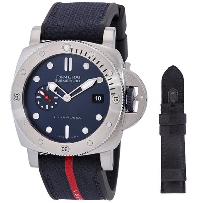Panerai Submersible Automatic Mens Watch Pam01391 (blue, arb6355)