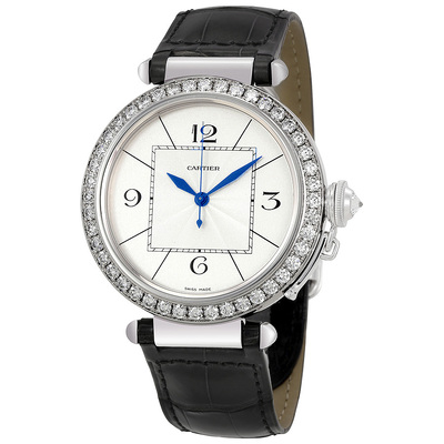 Pre-owned Cartier Pasha de Cartier Mens Watch WJ120251 (black, arb5028)