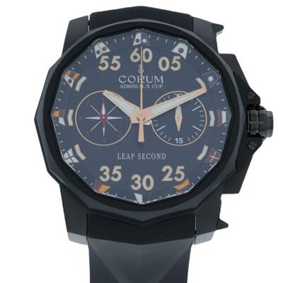 Corum Admirals Cup Seafender 48 Chrono Foudroyante Automatic Mens Watch A895/04301 (black, arb907)