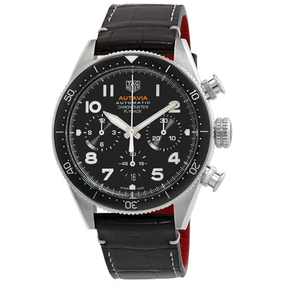 Tag Heuer Autavia Chronograph Automatic Black Dial Mens Watch CBE511A-FC8279 (black, arb5585)