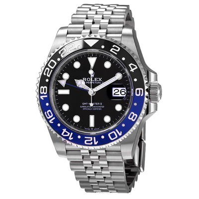 Pre-owned Rolex Gmt-Master II 126710blnr Automatic Mens Watch Black Dial M126710BLNR-0002 (black, arb24272)