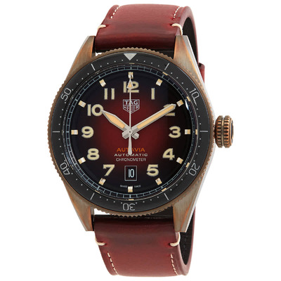 Tag Heuer Autavia Red Dial Automatic Mens Watch WBE5192.FC8300 (black, arb8060)