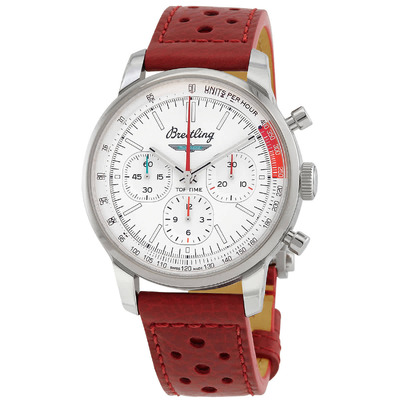 Breitling B01 Top Time Ford Thunderbird Chronograph Automatic Mens Watch AB01766A1A1X1 (red, arb1579)