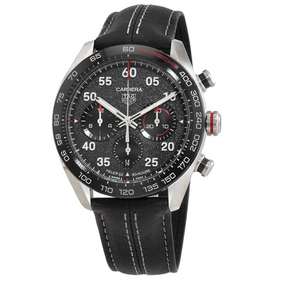 Tag Heuer Carrera Porsche Chronograph Automatic Grey Dial Mens Watch CBN2A1F-FC6492 (black, arb7398)