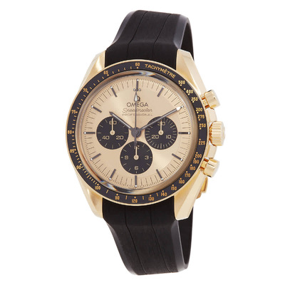 Omega Speedmaster 310.62.42.50.99.001 Men's Chronograph Automatic Chronometer Gold Dial Watch (black, arb3203)