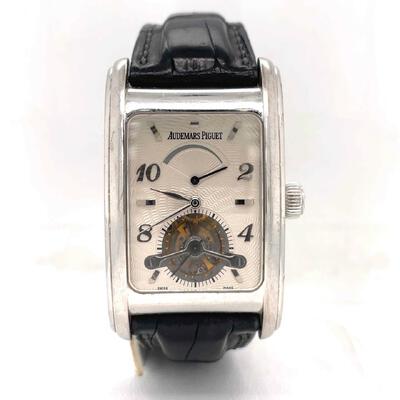 Audemars Piguet Edward Piguet Silver Guilloche Dial Mens Watch AP26006BC.OO.D002CR.01 (black, arb5192)