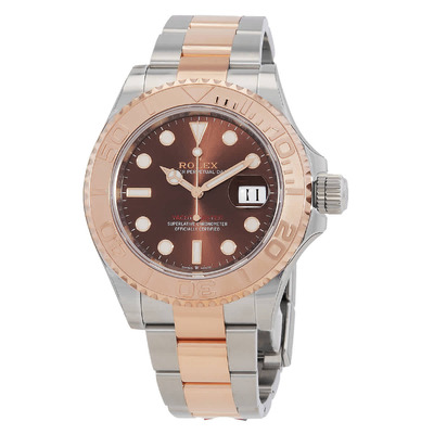 Rolex Yacht-Master 40mm Chocolate Dial Automatic Mens Steel & Everose Gold Oyster Bracelet CHSO 126621CHSO (brown, arb4571)