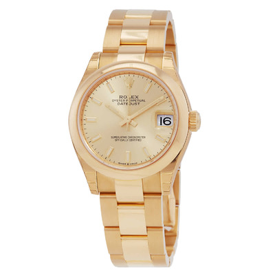 Rolex Datejust 278248CSO - Champagne Dial, Yellow Gold 31mm Automatic Ladies Watch (beige, arb5898)