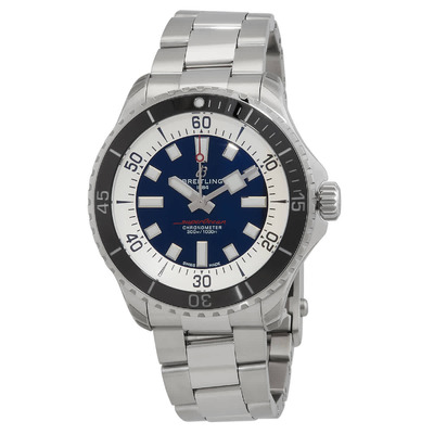 Product Code: A17376211C1A1 - Breitling Superocean 44mm Automatic Chronometer Blue Dial Watch (blue, arb1017)