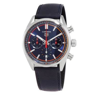 Tag Heuer Carrera Chronograph Automatic Blue Dial Mens Watch CBn201d.FC6543 (blue, arb16062)