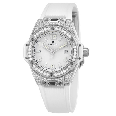Hublot Big Bang Automatic Diamond White Dial Ladies Watch 485.SE.2010.RW.1604 (arb3070)