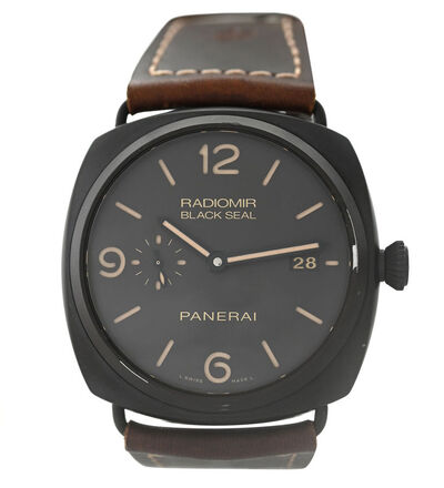 Panerai Radiomir Composite Black Seal 3 Days Mens Watch PAM00505 (black, arb3813)