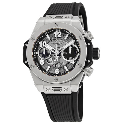 Pre-owned Hublot Big Bang Chronograph Automatic Mens Watch - Article: 441.nx.1171.rx (black, arb4529)