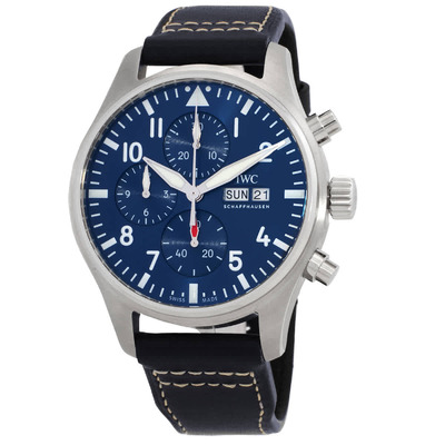 IWC Pilots Chronograph Automatic Blue Dial Mens Watch IW378003 (blue, arb3307)