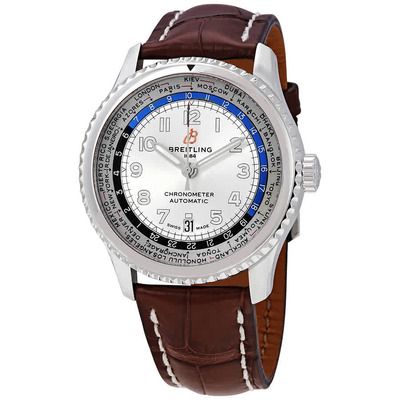 AB3521U01G1P3 Breitling Aviator 8 Navitimer 8 Mens Automatic Chronometer Silver Dial (brown, arb1778)