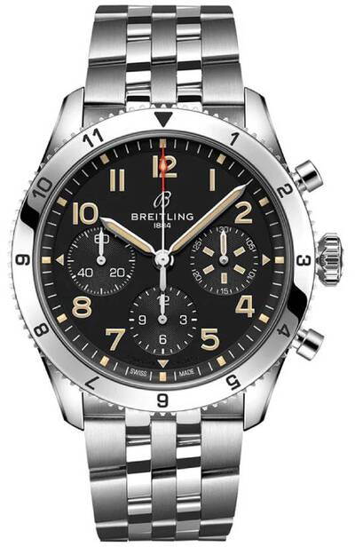 Breitling Classic Avi 42 P-51 Mustang Chronograph Automatic Mens Watch A233803A1B1A1 (black, arb723)