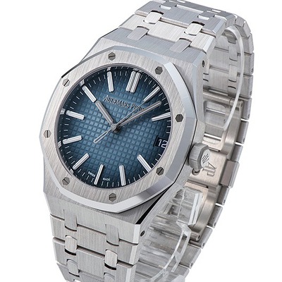 Audemars Piguet Royal Oak Automatic Mens Watch - Model #15510BC.OO 15510BC.OO.1320BC.02 (blue, arb790)