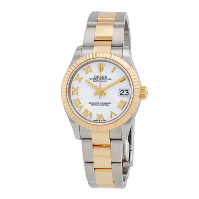 Rolex Datejust 31 White Dial Automatic Ladies Steel and Yellow Gold Oyster Watch Ref. 278273WRO (arb6697)