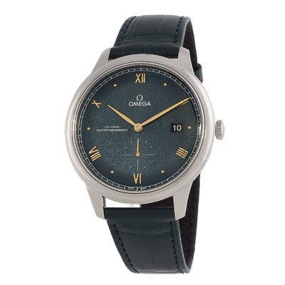 Omega De Ville Automatic Chronometer '434.13' Green Dial Mens Watch 434.13.41.20.10.001 (arb3234)
