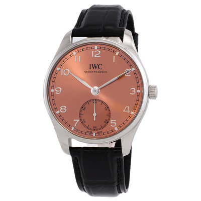 IWC Portuguese 40 Automatic Mens Watch IW358313, Brown Dial (black, arb2329)
