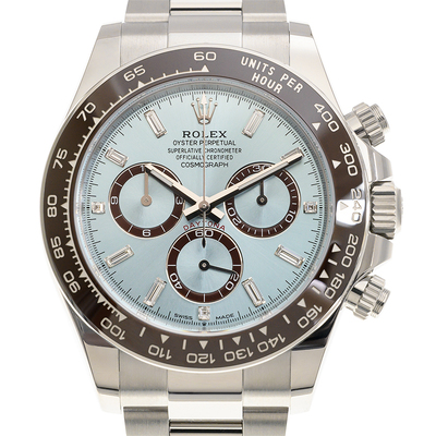 Rolex Cosmograph Daytona Chronograph Automatic Chronometer Diamond Mens Watch 126506-40mm 126506-0002 (blue, arb6616)