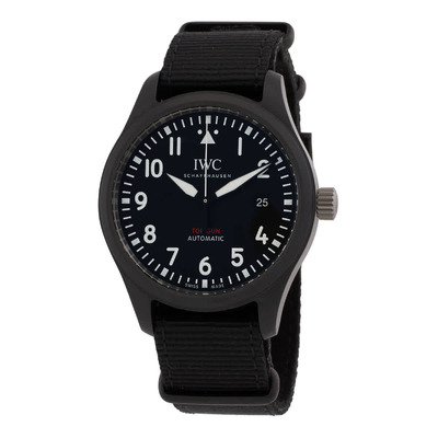 IWC Pilot's 41 Automatic Black Dial Mens Watch IW3269-06 IW3269-06.NYL (black, arb3106)