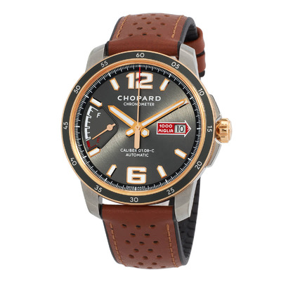 Chopard 168566-6001 Mens Watch: Mille Miglia GT Chronograph Automatic Chronometer Black Dial (black, arb2034)