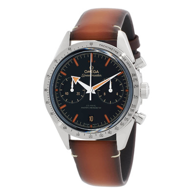 Omega Speedmaster Chronograph Hand Wind Black Dial Mens Watch - 33212415101001 332.12.41.51.01.001 (black, arb4825)
