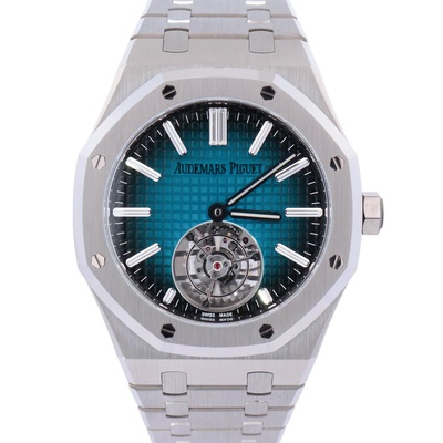 Audemars Piguet Royal Oak Tourbillon Automatic Blue Dial Mens Watch - 26730TI.OO.1320TI.04 (blue, arb1163)