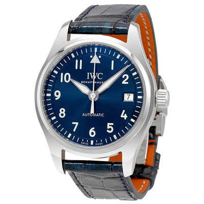 Pre-owned IWC | Pilot Blue Dial Unisex Watch IW324008 (blue, arb24007)