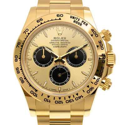 Rolex Cosmograph Daytona Chronograph 126508-0006: Automatic Movement, Yellow Gold Case and Bracelet, Analog Display with Tachymeter (arb6618)