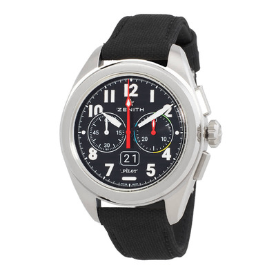 Zenith Pilot Big Date Flyback Automatic Mens Watch 03.4000.3652/21.I001 (black, arb8274)