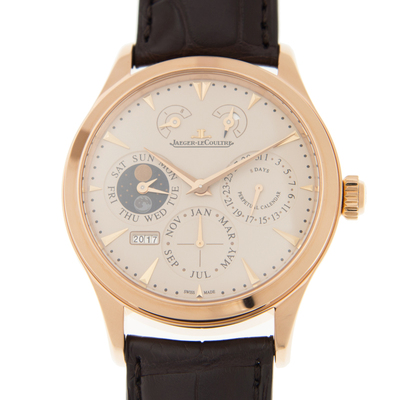 Pre-owned Jaeger-LeCoultre Master Control Beige Dial Mens Watch Q1612520 (beige, arb3394)