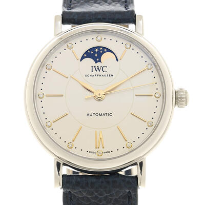 Men's IWC Portofino Automatic Diamond White Dial Watch IW459601 (blue, arb2351)
