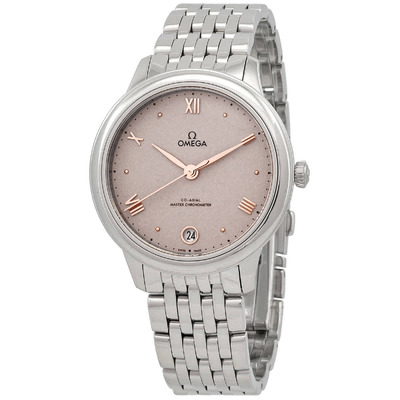 Omega De Ville Automatic Chronometer Grey Dial Ladies Watch - Ref: 43410342002002 434.10.34.20.02.002 (arb6217)