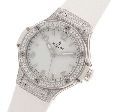Hublot Big Bang Quartz Steel 38mm Dial White Quartz Ladies Watch Model: 361.SE.2010.RW.1704 (white, arb1823)