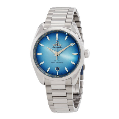 Omega Seamaster Co-Axial Chronometer Mens Automatic Blue Dial Watch Ref. 2201038003 220.10.38.20.03.004 (blue, arb5118)