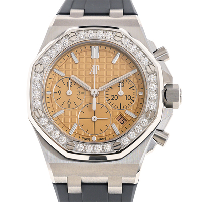 Audemars Piguet Royal Oak Offshore Chronograph Automatic Diamond Pink Dial Ladies Watch: 26231ST.ZZ.A178CA.01 (arb819)