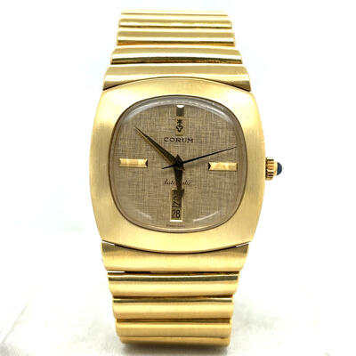 Pre-Owned Corum Spartacus Automatic Mens Watch 90103 Champagne Dial (beige, arb5518)