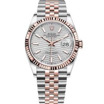 Rolex Datejust 36 Automatic Chronometer Watch Model 126234-0059 Silver Dial 126231SFSJ (arb6056)