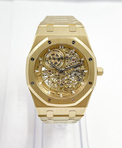 Audemars Piguet Royal Oak Jumbo Skeleton Automatic Mens Watch Ref: 16204BAOO1240BA01 16204BA.OO.1240BA.01 (arb534)
