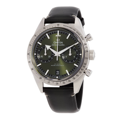 Omega Speedmaster Chronograph Hand Wound Green Dial Men's Watch 332.12.41.51.10.001 (green, arb4827)