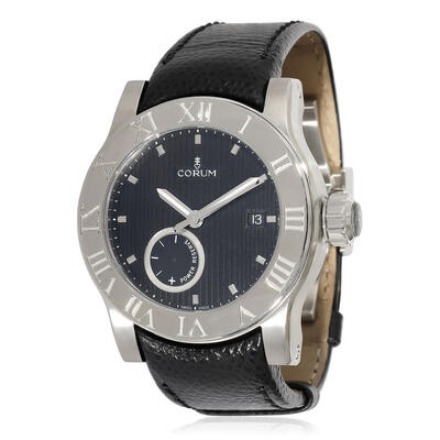 Pre-owned Corum Romulvs Mens Automatic Black Dial Watch 02.0001 (black, arb5519)