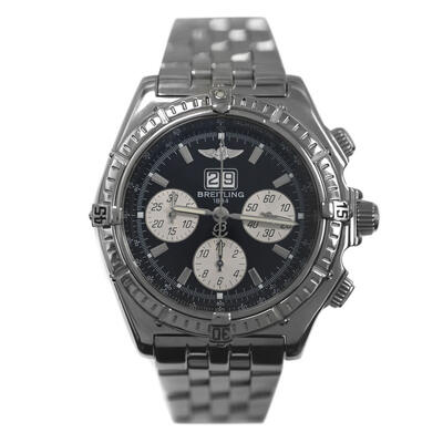 Pre-owned Breitling Crosswind Chronograph Automatic Moon Phase - Article Number: A43355 (black, arb3761)