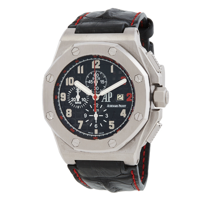 Audemars Piguet Royal Oak Offshore Mens Chronograph Automatic Black Dial Watch - Pre-owned 26133ST.OO.A101CR.01 (black, arb22728)