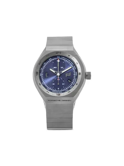 Porsche Design Monobloc Actuator GMT-Chronotimer 22312097 - Pre-Owned Automatic Chronograph with Titanium Case and Bracelet (arb16122)