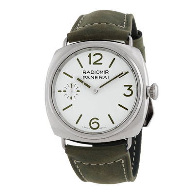 Panerai Radiomir Officine PAM01384 Men Hand Wind White Dial Watch (arb6351)