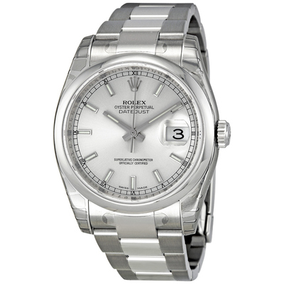 Pre-owned Rolex Datejust 116200-sso - Silver Dial Unisex Watch (arb24996)