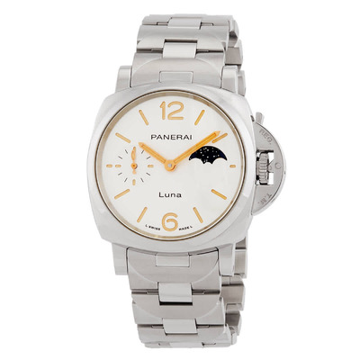 Panerai Due Luna Automatic White Dial Ladies Watch PAM01301 (arb3946)