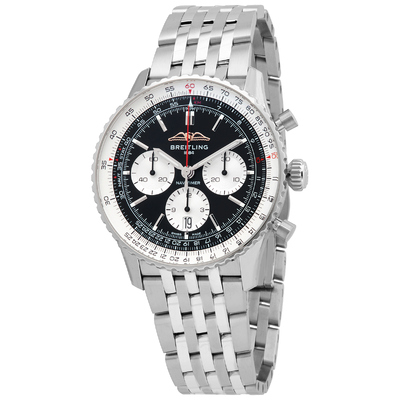 Pre-Owned Breitling Navitimer Chronograph AB0138211B1A1 (black, arb20535)
